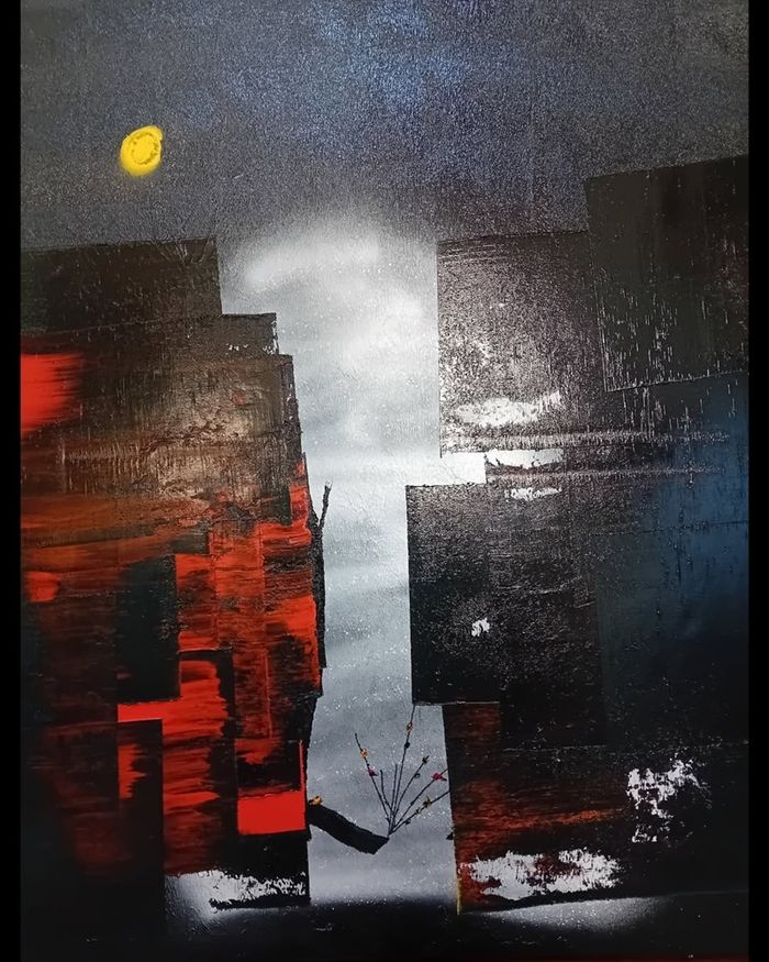 Exposition de peintures abstraites – Charles-Éric Charrier