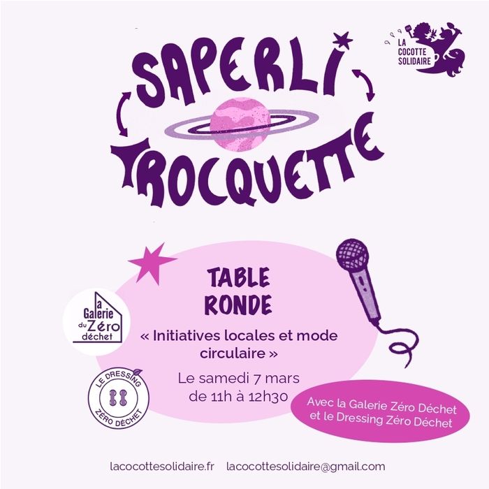 Table ronde “Initiatives locales et mode circulaire”