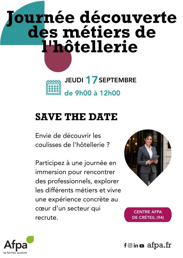 Journée découverte des métiers de l’hôtellerie !