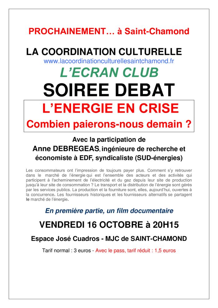L'énergie en crise - Combien paierons-nous demain ?