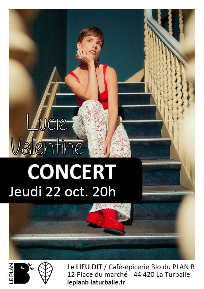 Affiche, Concert : Lucie Valentine