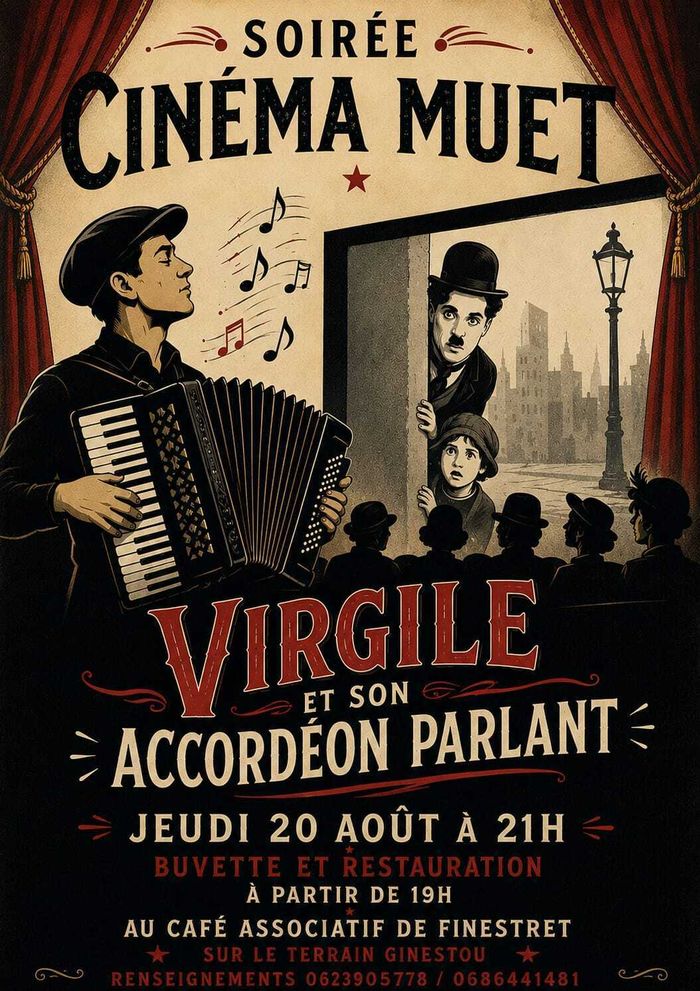 Affiche — Soirée Cinéma muet