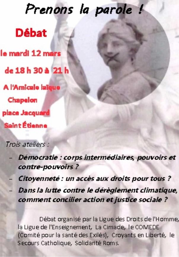 (débat) Prenons la parole !