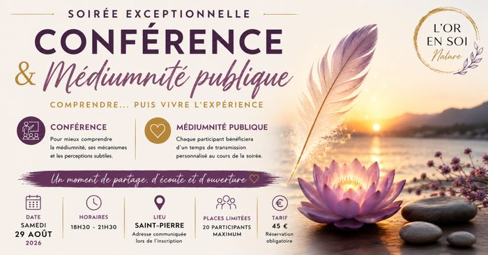 Conférence et Médiumnité Publique