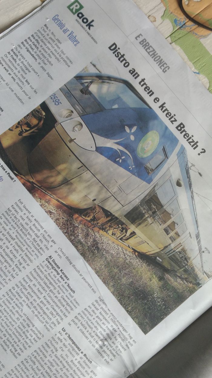 Page en breton dans Le Poher : Le photographe Stéphane Lavoué