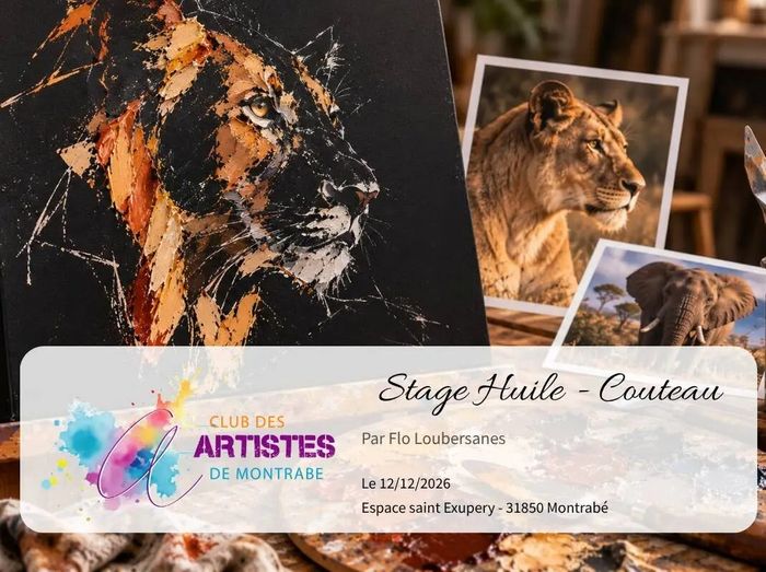 Stage peinture à l’huile au couteau