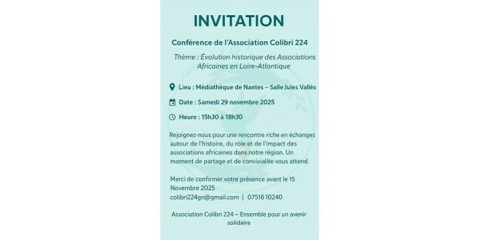 Évolution historique des associations africaines en Loire-Atlantique