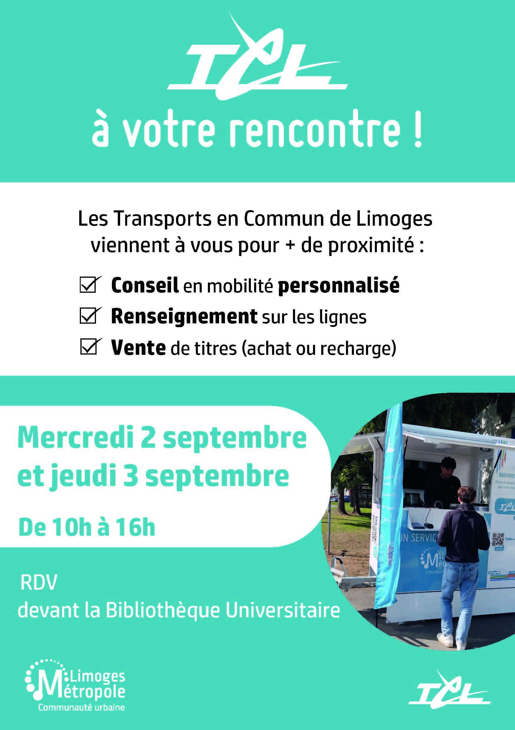 Présence de l'Agence mobile TCL