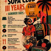 Sofa Club fête ses 3 ans à La Gambille
