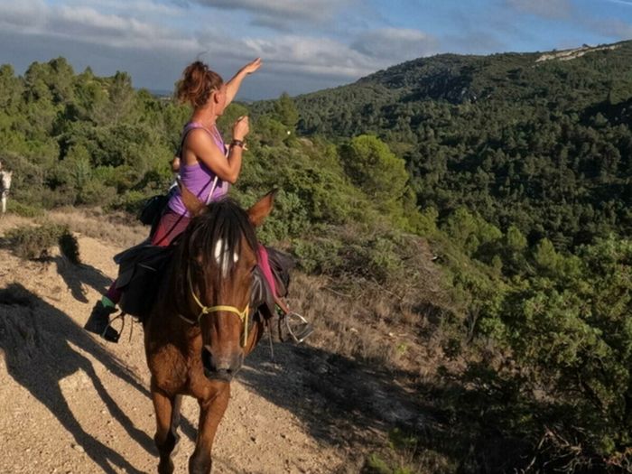 Randonnée évasion à cheval en pays cathare (5jrs)