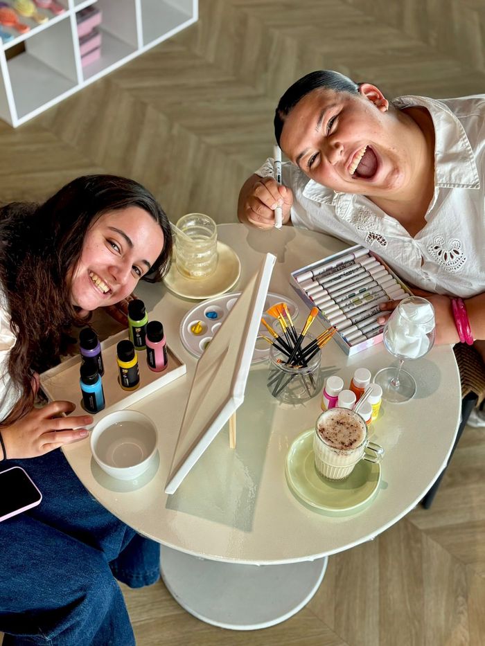 Atelier peinture sur tableau