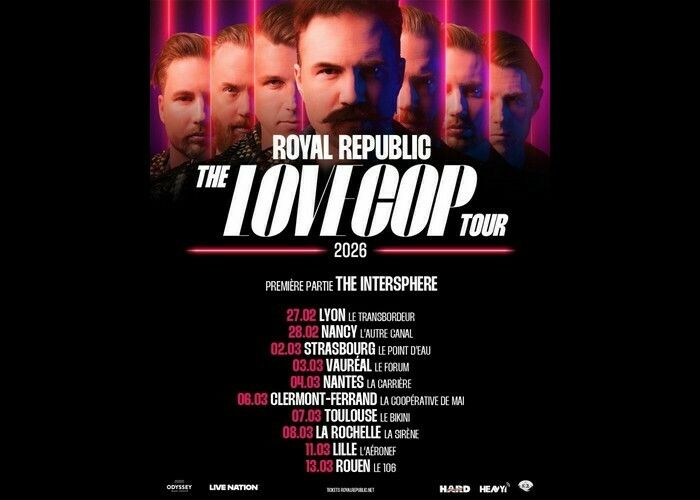 Royal Republic - The Love Cop Tour