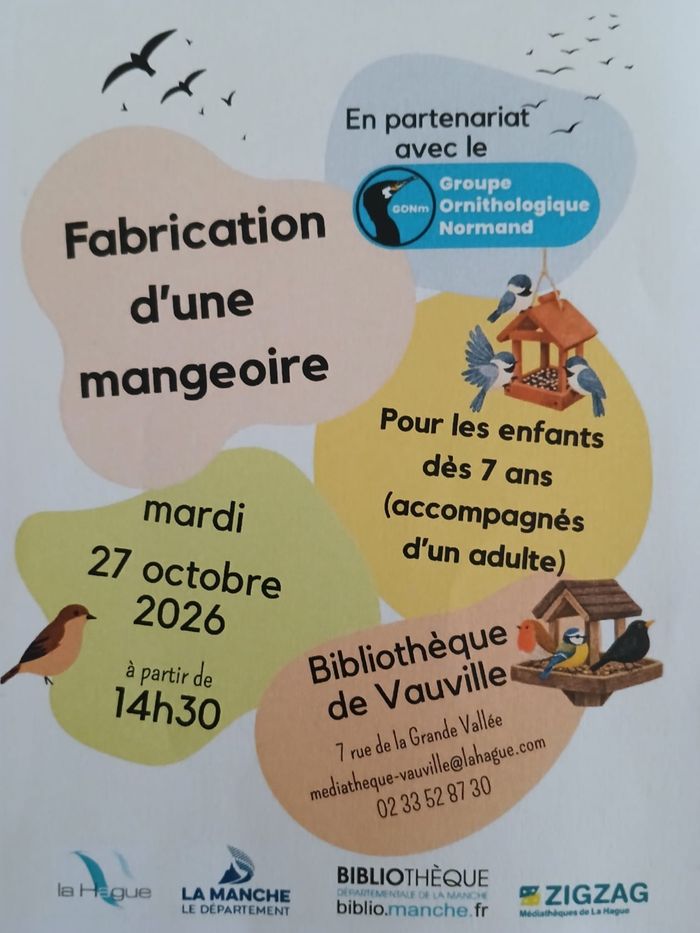 VAUVILLE/50 : atelier nichoirs