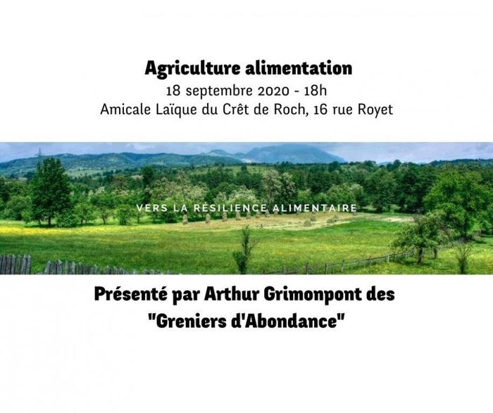 (conférence)  La résilience alimentaire, dans le cadre de la Fête des Possibles du CTC42