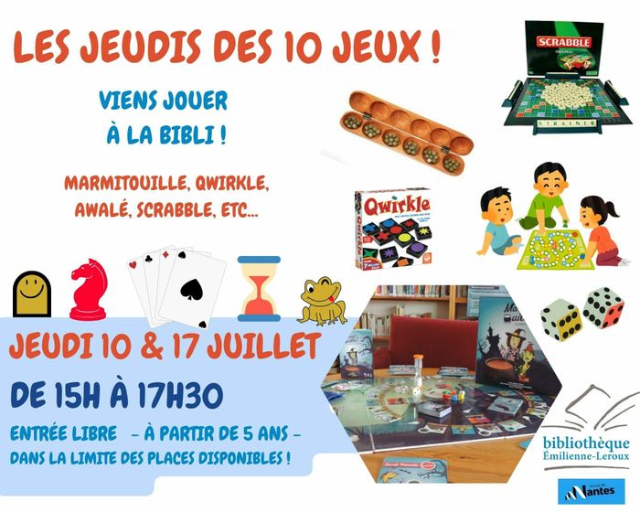 Les jeudi des 10 jeux