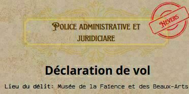 Enquête au musée