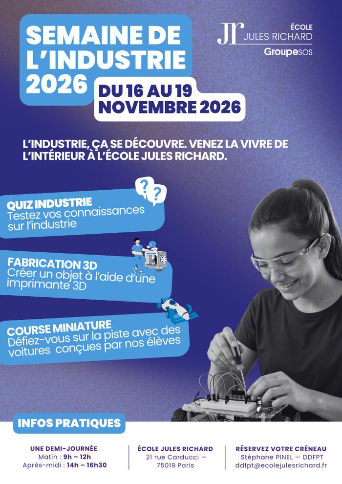 Découvrir les filières technologiques et industrielles d'un lycée
