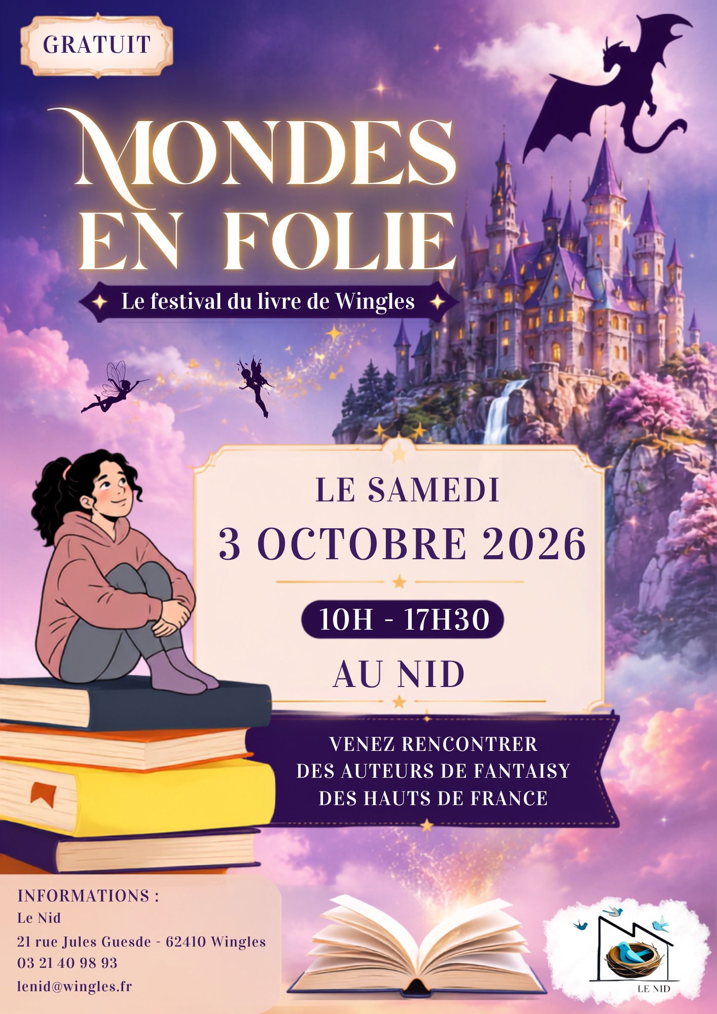 Mondes en folie, le festival du livre de Wingles