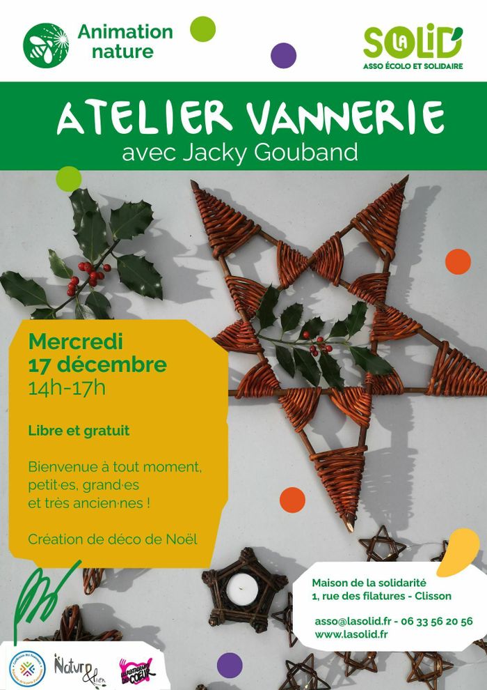 Atelier vannerie intergénérationnel