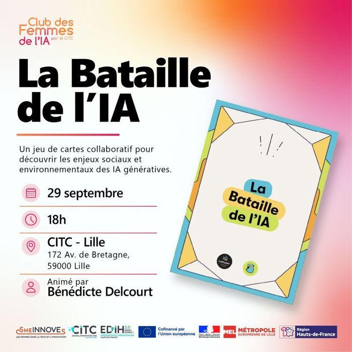 La Bataille de l’IA le 29 septembre 2026