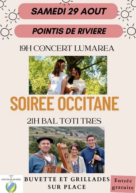 Affiche — Concert Basque et Bal occitan