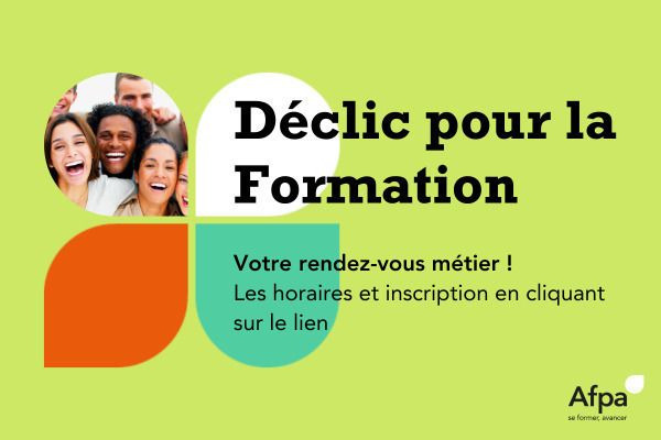 Des rendez-vous pour découvrir les métiers qui recrutent et les formations accessibles !