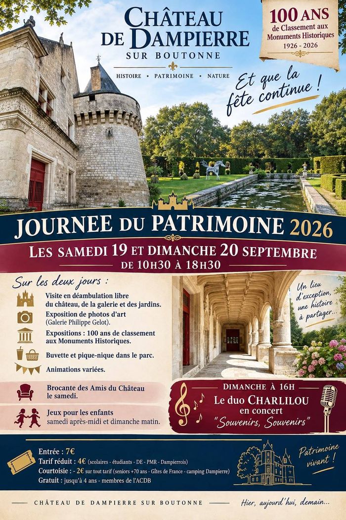 Et que la fête continue ! 100 ANS de classement aux Monuments Historiques