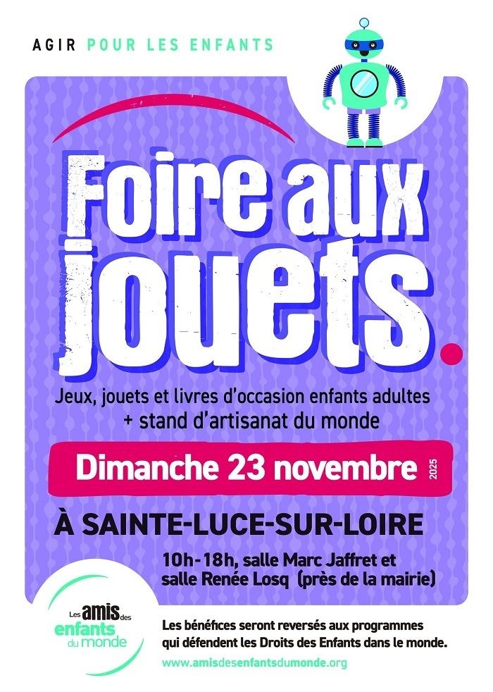 Foire aux jouets à Sainte-Luce-sur-Loire