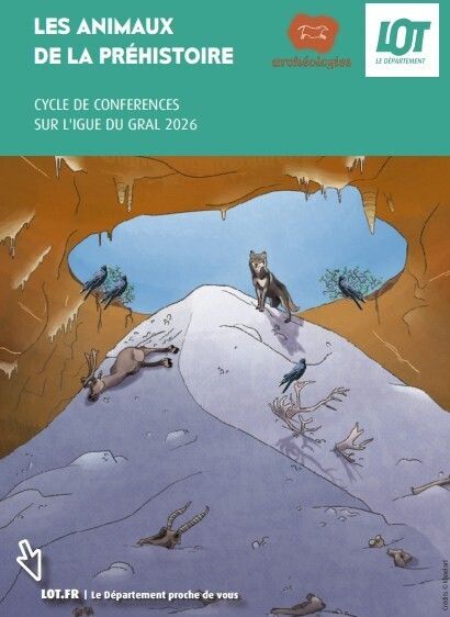 Conférence archéologique – Les herbivores de la dernière glaciation : apport des découvertes dans l’igue du Gral et en Quercy