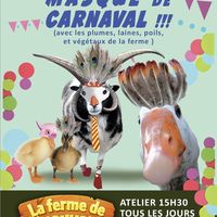 Atelier "Viens créer ton masque de Carnaval"