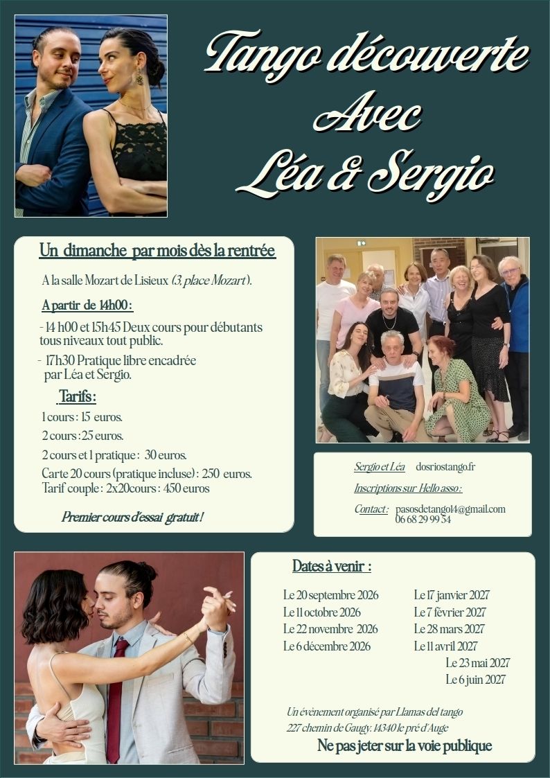 Tango Découverte avec léa et Sergio