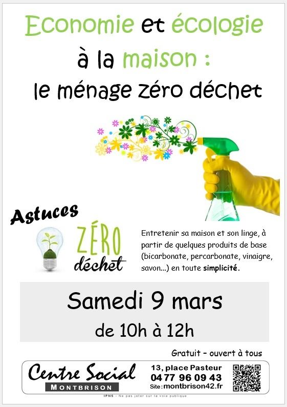 (atelier zéro déchet) Atelier de produits ménagers