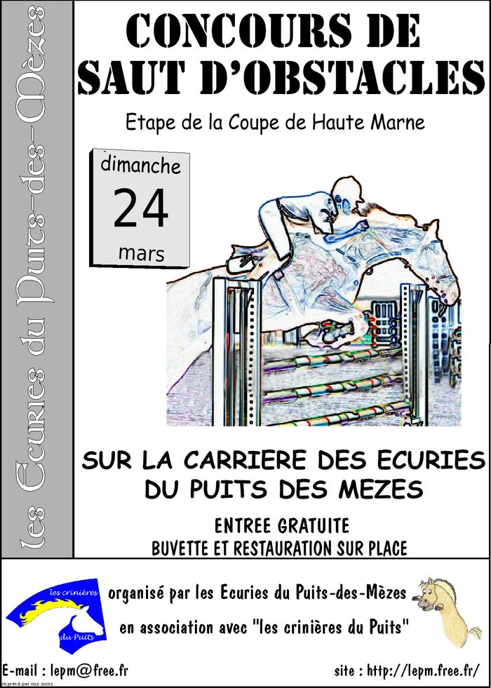 Concours de Saut d'Obstacle, étape de la coupe de Haute Marne