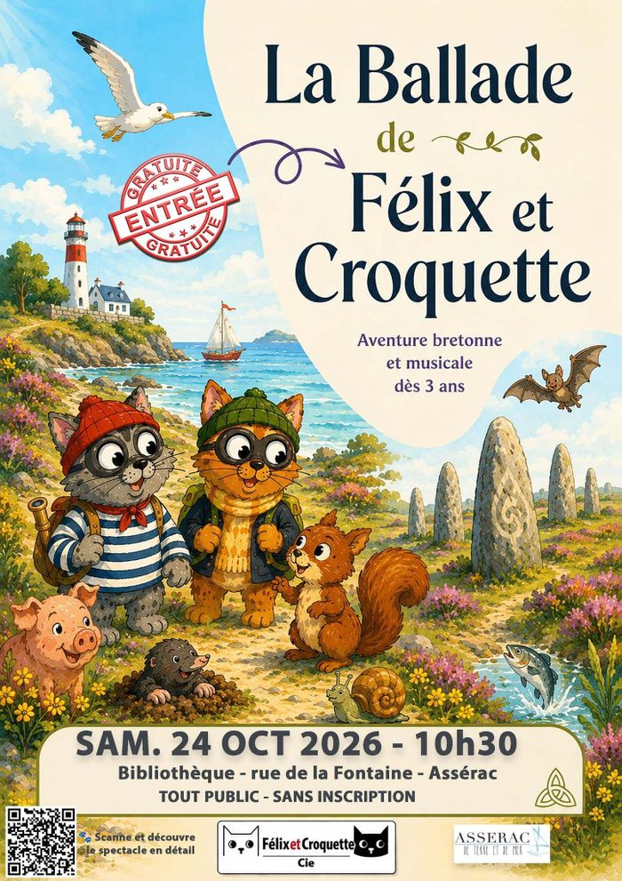 Spectacle : La ballade de Félix & Croquette