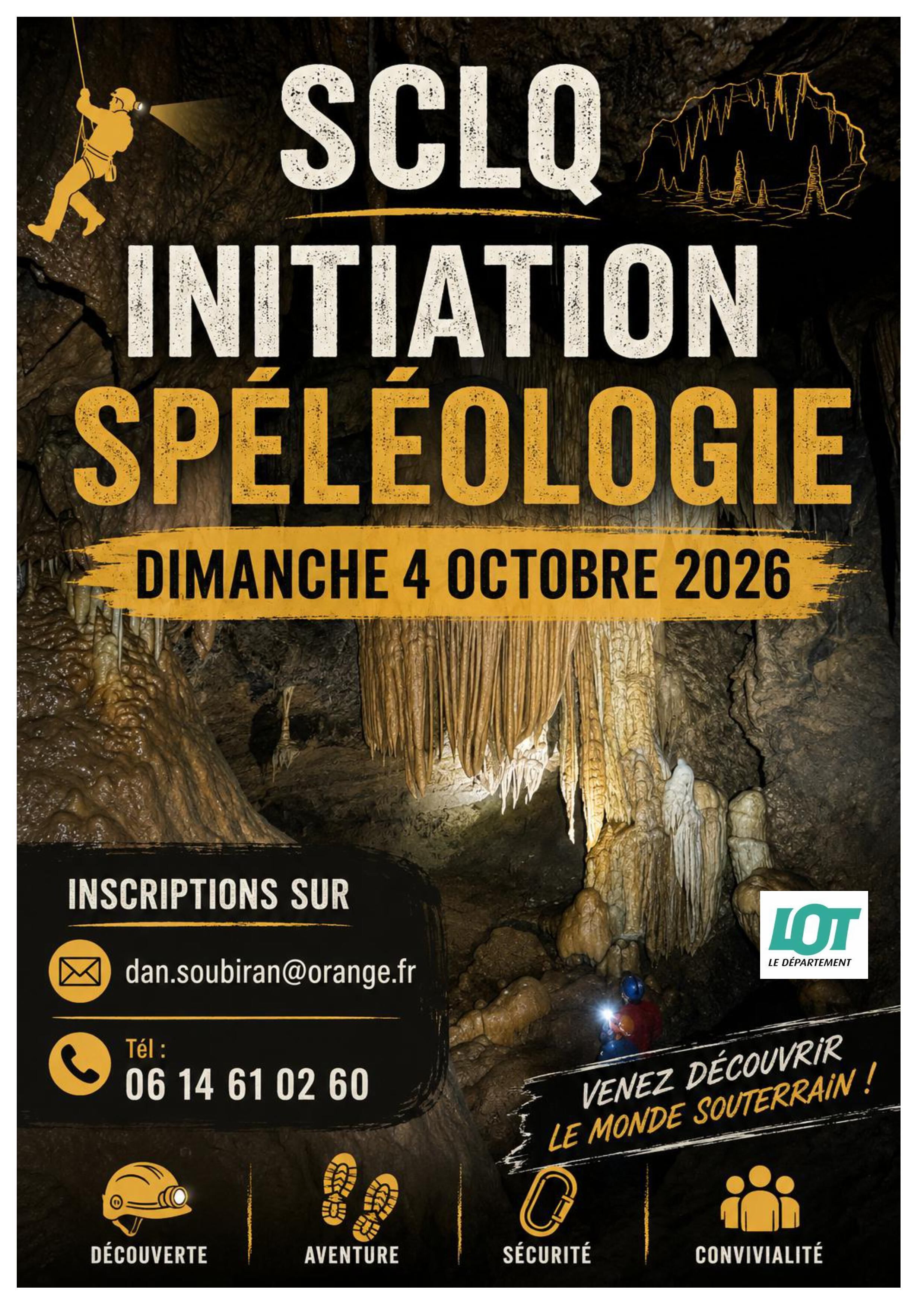 Initiation à la spéléologie