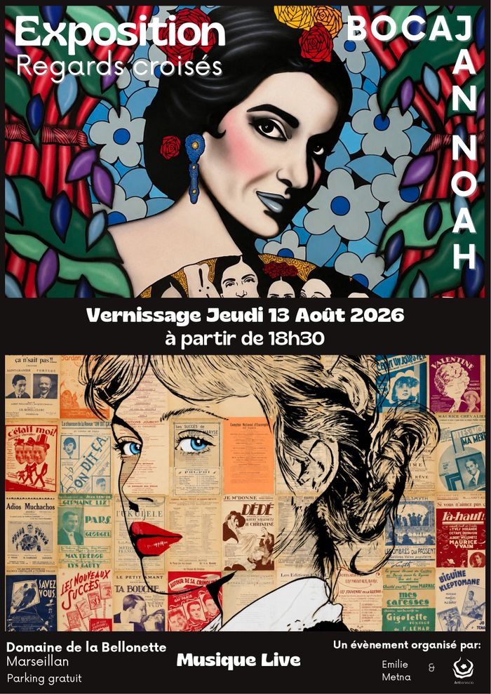 Exposition "Regards Croisés" - Jan Noah et Jean‑Paul Bocaj