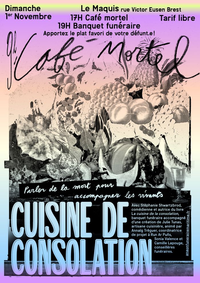 Café mortel Cuisine de Consolation et banquet funéraire