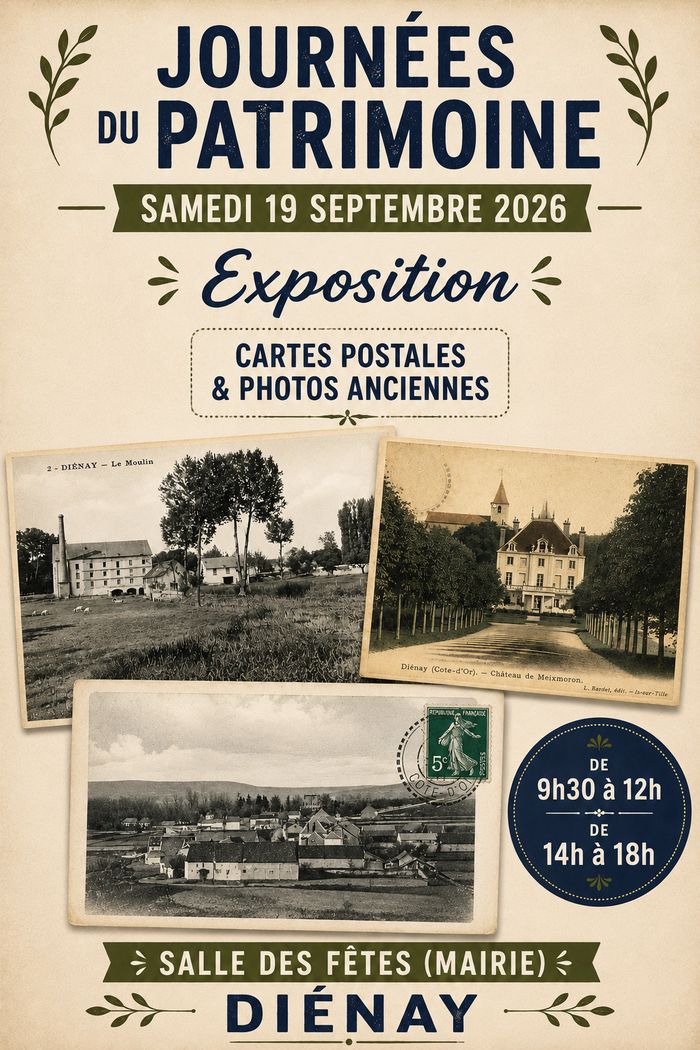 Exposition des Cartes Postales anciennes de Diénay