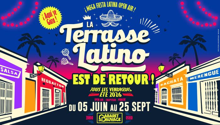 Affiche — La Terrasse Latino