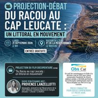 Projection débat "du Racou au Cap Leucate, un littoral en mouvement"