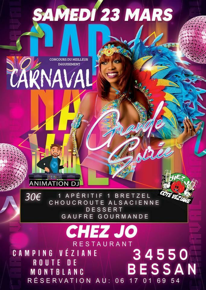 Grande soirée Carnaval