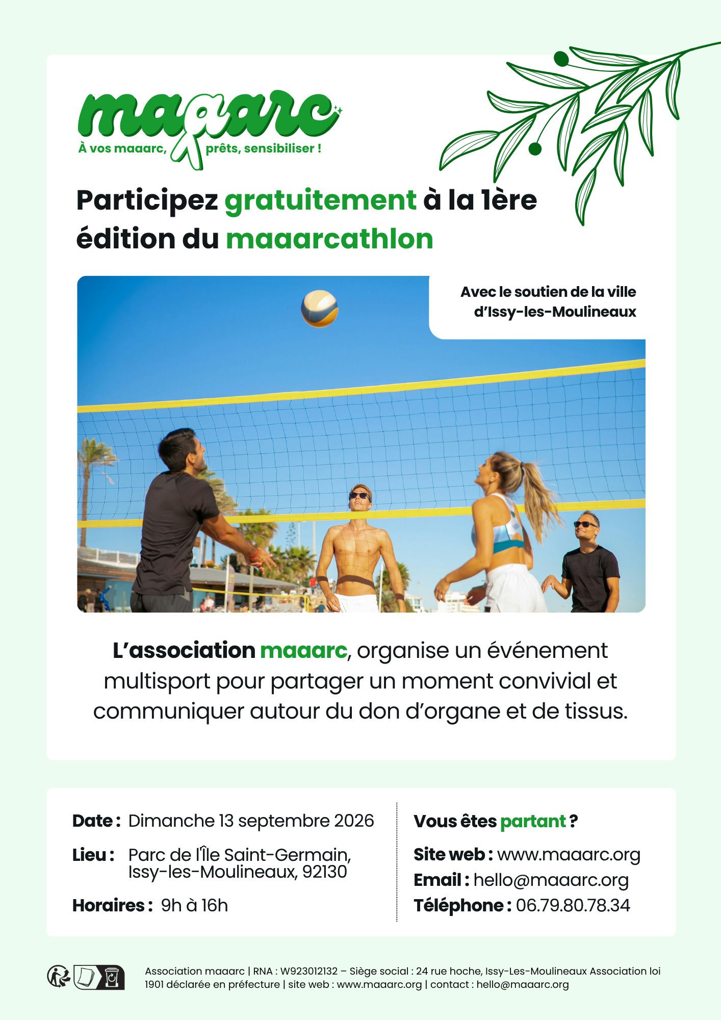 Participez au Maaarcathlon le dimanche 13 septembre !