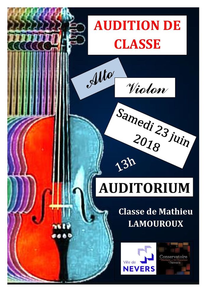 Audition de classe Alto Violon