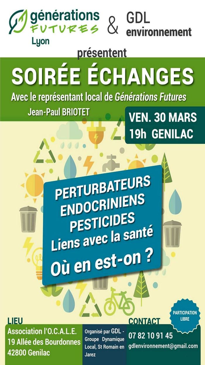 (Conférence) Perturbateurs endocriniens, pesticides et santé