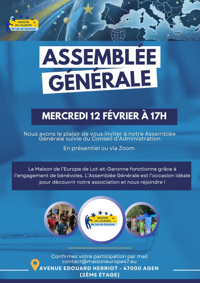 Assemblée Générale de la Maison de l’Europe de Lot-et-Garonne