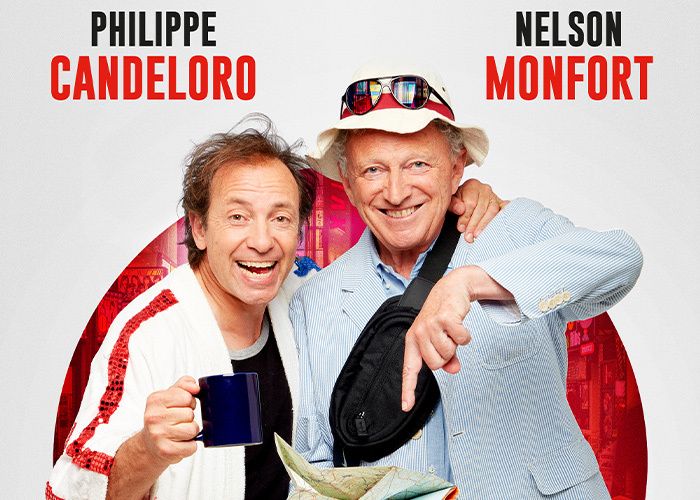comédie avec Philippe Candeloro et Nelson Monfort