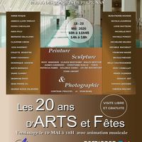 Les 20 ans d’Arts et Fêtes! Exposition au Palais des Congrès.