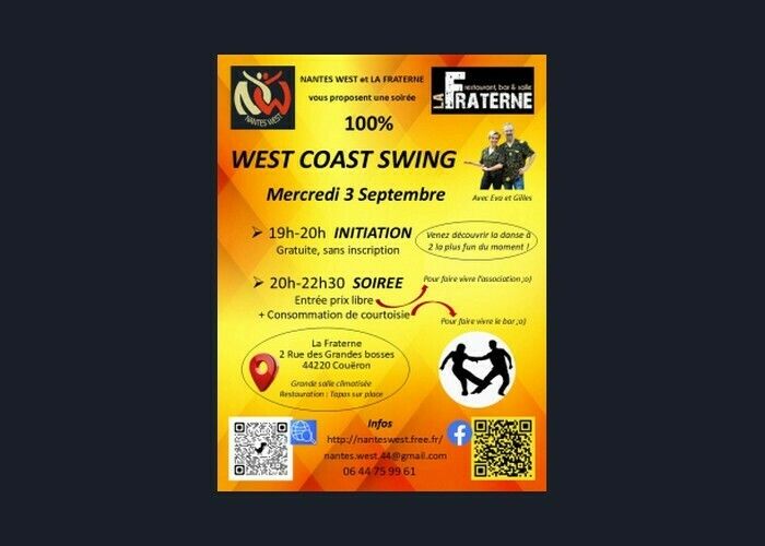 Initiation & Soirée West Coast Swing