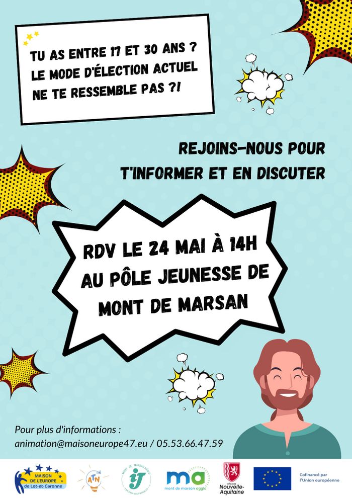 Animation-débat : "A la recherche du mode d'élection idéal !" au Pôle Jeunesse de Mont de Marsan