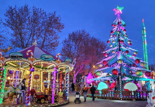 Fête foraine d'hiver